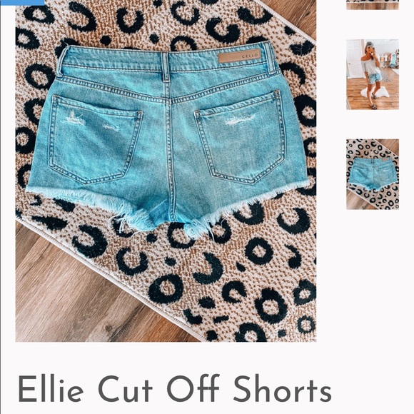Sheisbtq she is botique Ellie cut off shorts - Picture 2 of 3